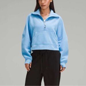 lululemon scuba - oversized half zip funnel neck